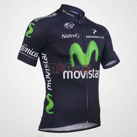 Maglia Movistar manica corta 2013 nero