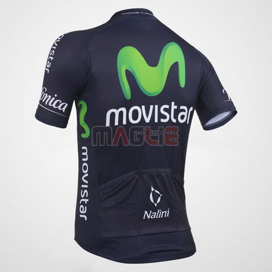 Maglia Movistar manica corta 2013 nero