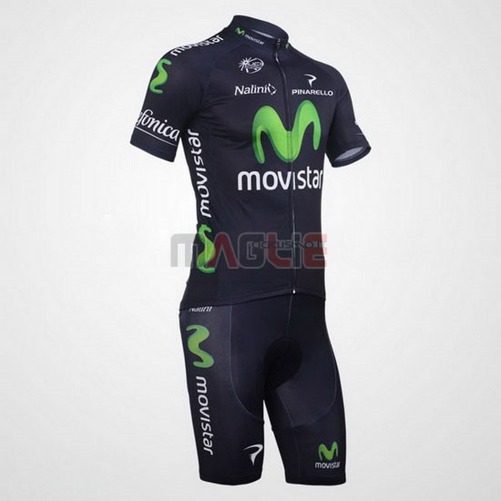 Maglia Movistar manica corta 2013 nero