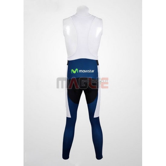 Maglia Movistar manica lunga 2012 blu