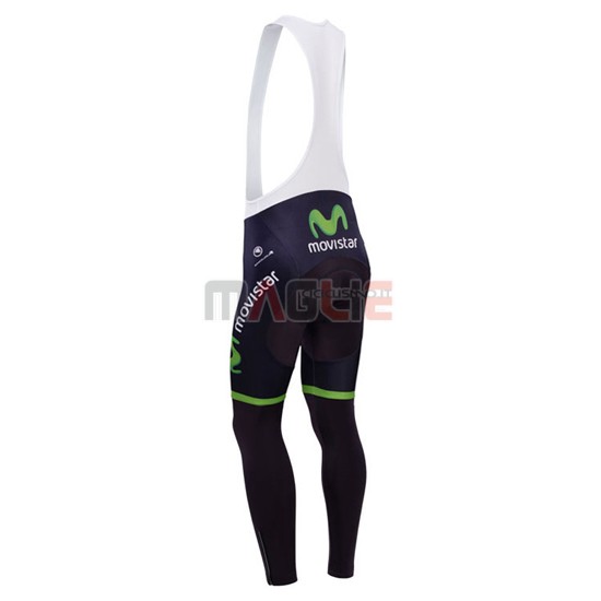 Maglia Movistar manica lunga 2014 nero