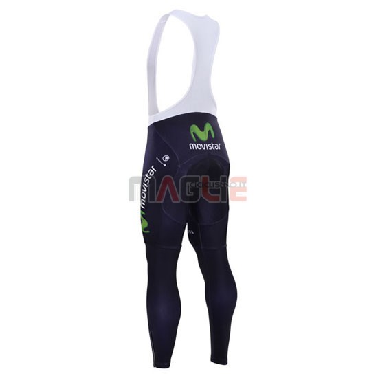 Maglia Movistar manica lunga 2015 nero