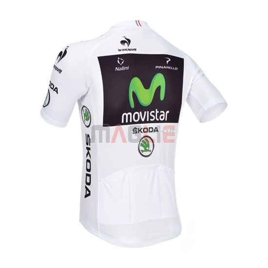 Maglia Movistar manica corta 2013 bianco