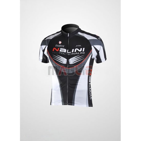 Maglia Nalini manica corta 2010 nero e bianco