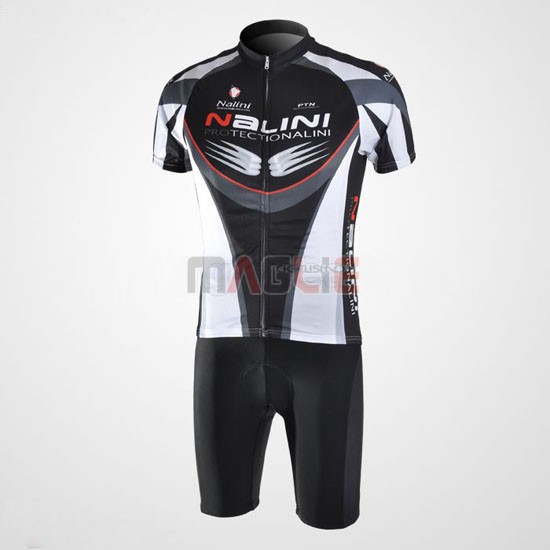 Maglia Nalini manica corta 2010 nero e bianco