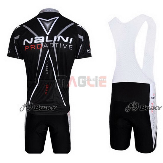 Maglia Nalini manica corta 2012 nero e argentato