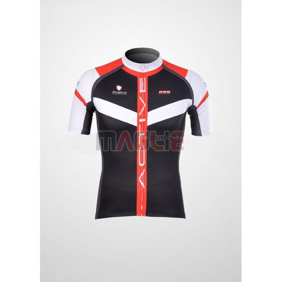 Maglia Nalini manica corta 2012 nero e rosso