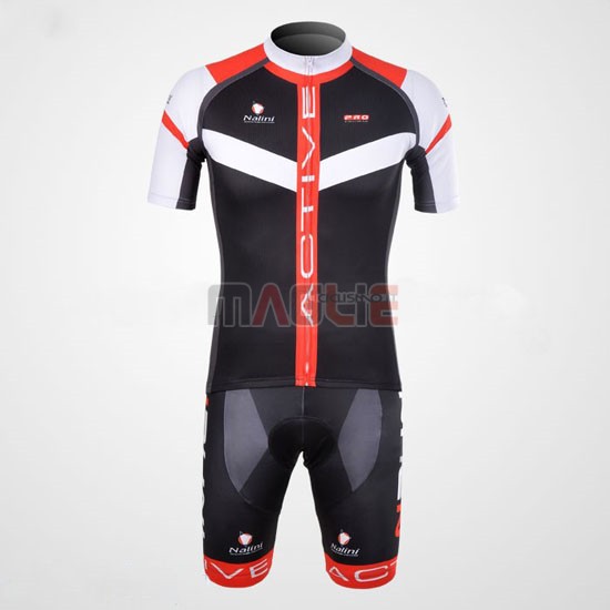 Maglia Nalini manica corta 2012 nero e rosso
