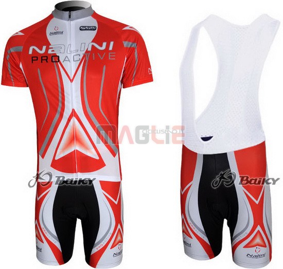 Maglia Nalini manica corta 2012 rosso e bianco