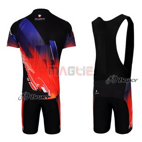 Maglia Nalini manica corta 2012 rosso e nero