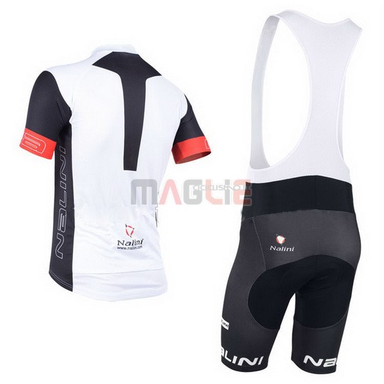 Maglia Nalini manica corta 2013 rosso e bianco
