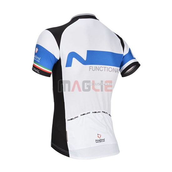 Maglia Nalini manica corta 2014 blu e bianco