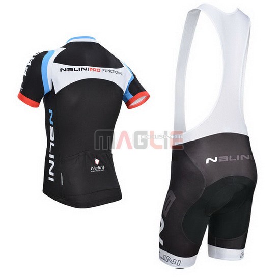 Maglia Nalini manica corta 2014 nero e bianco