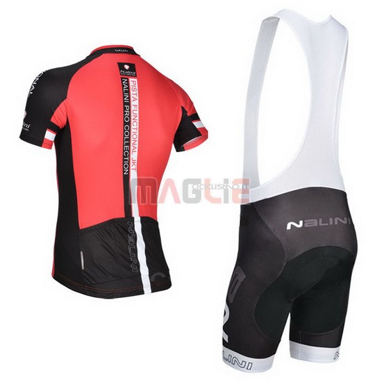 Maglia Nalini manica corta 2014 nero e rosso