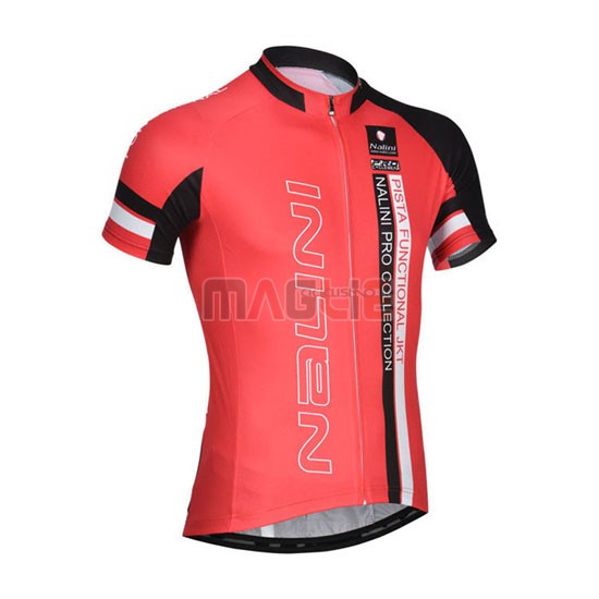 Maglia Nalini manica corta 2014 nero e rosso