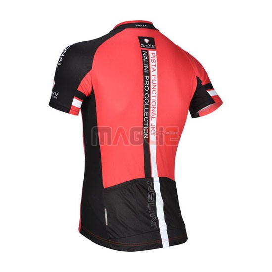 Maglia Nalini manica corta 2014 nero e rosso