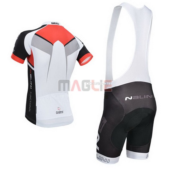 Maglia Nalini manica corta 2014 rosso e bianco