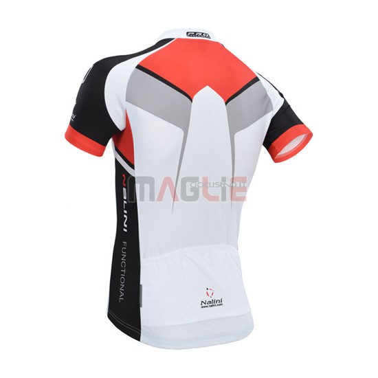 Maglia Nalini manica corta 2014 rosso e bianco