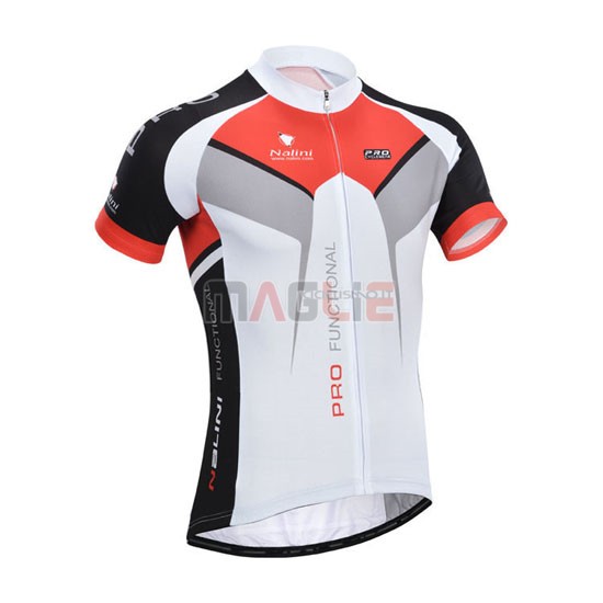 Maglia Nalini manica corta 2014 rosso e bianco