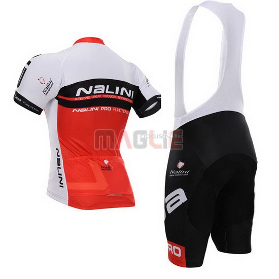 Maglia Nalini manica corta 2015 rosso e bianco