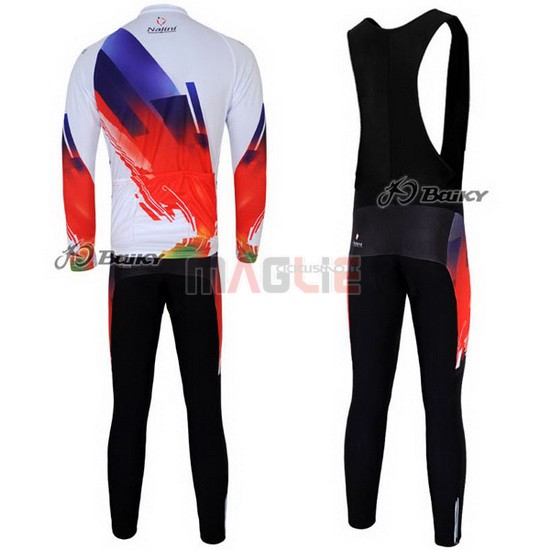 Maglia Nalini manica lunga 2012 rosso e bianco