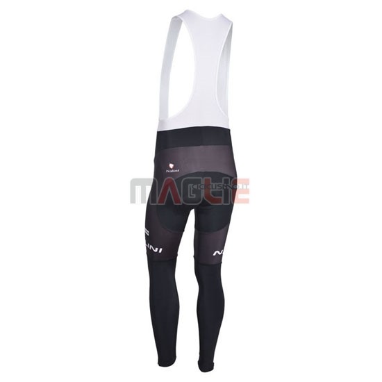 Maglia Nalini manica lunga 2013 nero e celeste