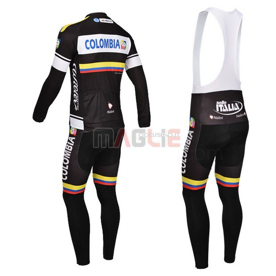 Maglia Nalini manica lunga 2013 nero e giallo
