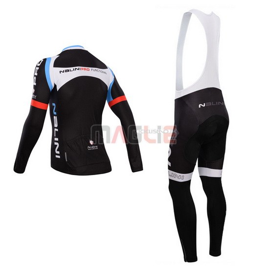 Maglia Nalini manica lunga 2014 nero e bianco