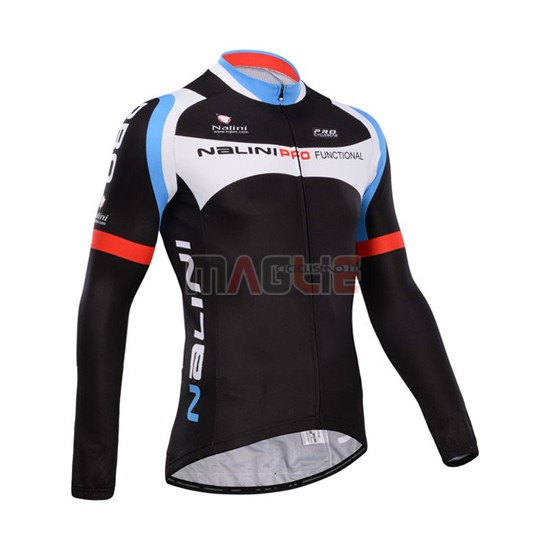Maglia Nalini manica lunga 2014 nero e bianco