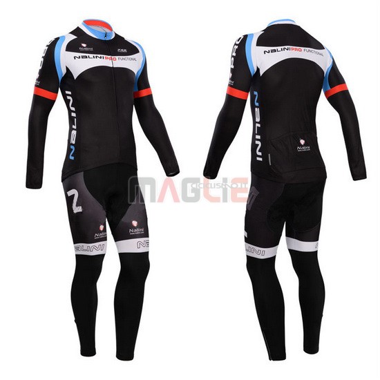Maglia Nalini manica lunga 2014 nero e bianco