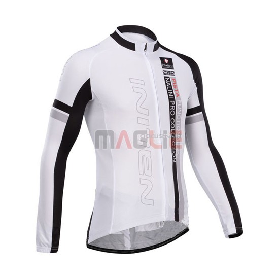 Maglia Nalini manica lunga 2014 nero e rosso