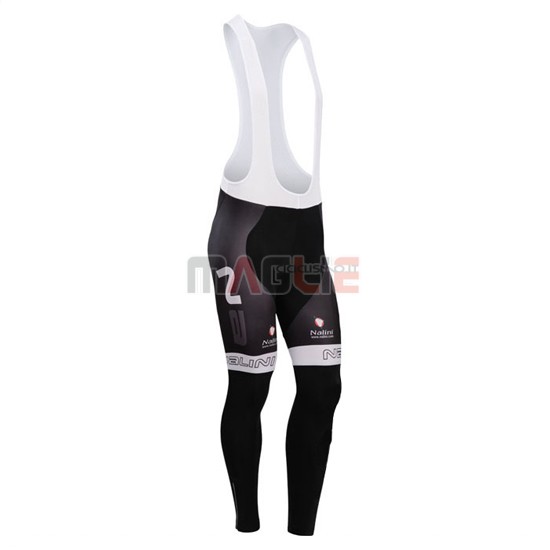 Maglia Nalini manica lunga 2014 nero e rosso