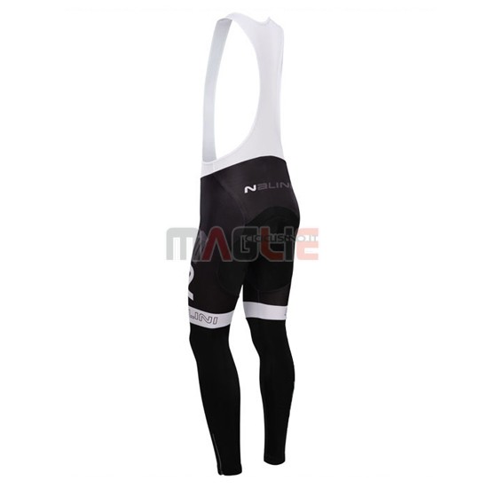 Maglia Nalini manica lunga 2014 nero e rosso
