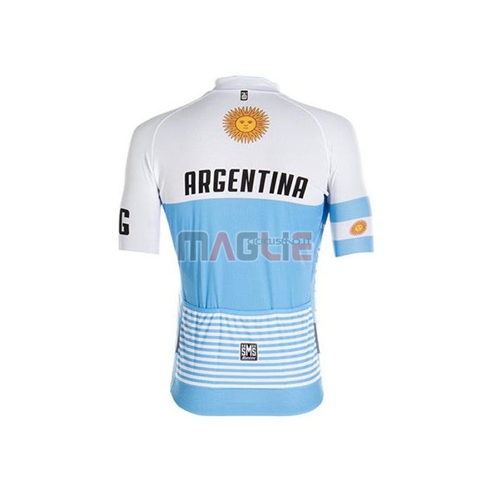 Maglia Argentina Manica Corta 2020 Bianco Blu