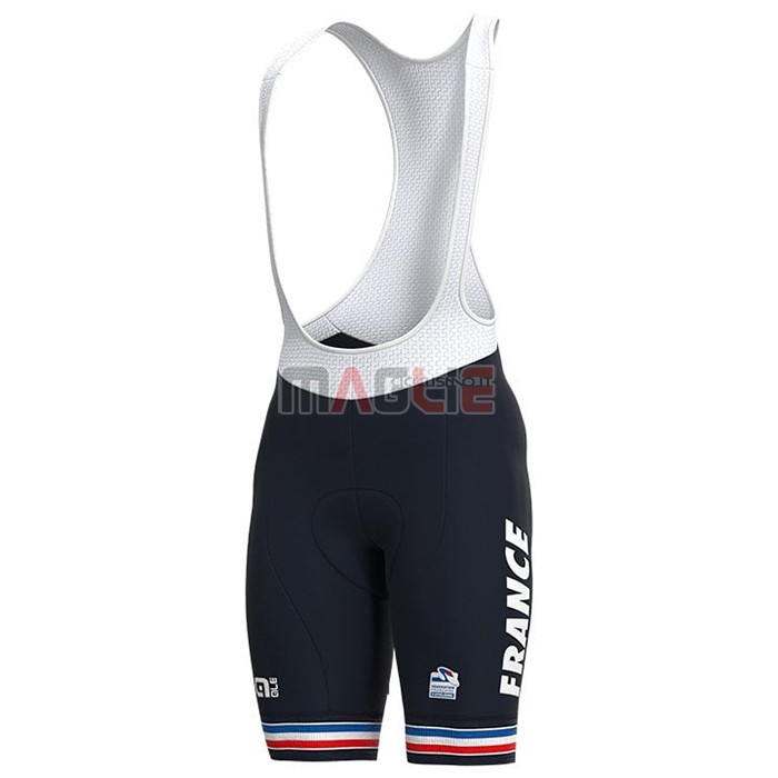 Maglia Francia Manica Corta 2021 Spento Blu