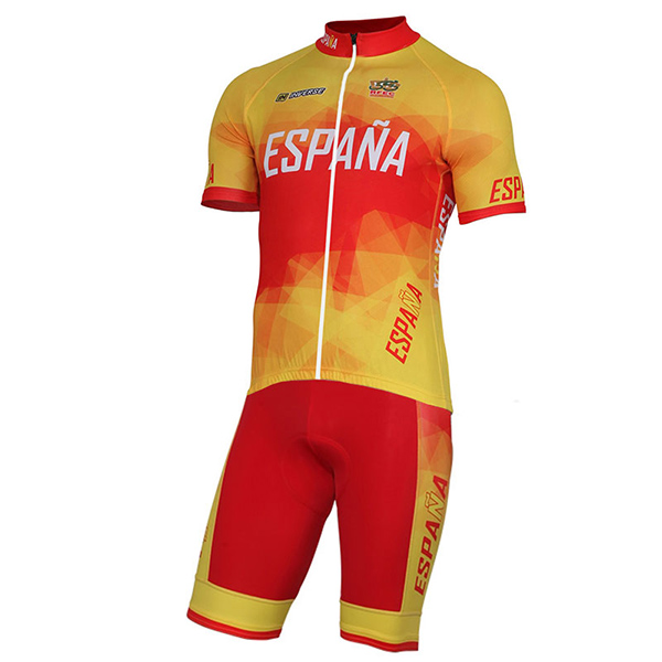 2017 Maglia Spagna giallo e rosso