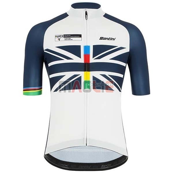 Maglia USA Manica Corta 2019 Bianco Spento Blu