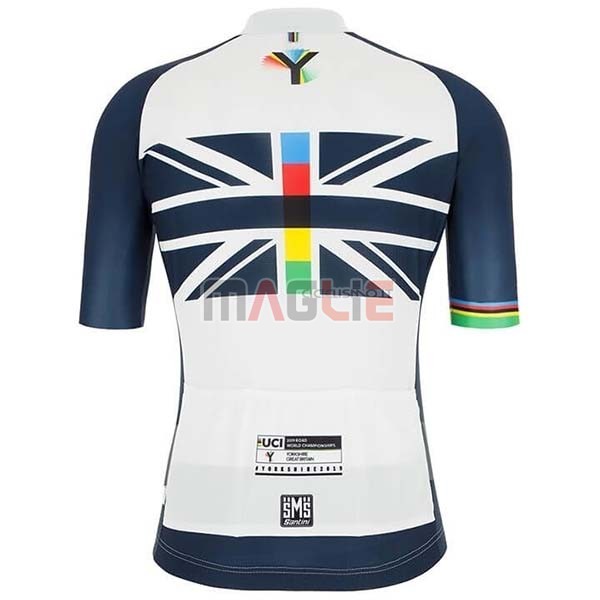 Maglia USA Manica Corta 2019 Bianco Spento Blu