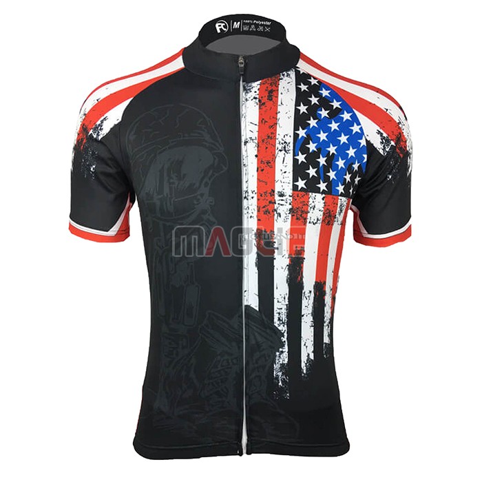 Maglia USA Manica Corta 2021 Nero - Clicca l'immagine per chiudere