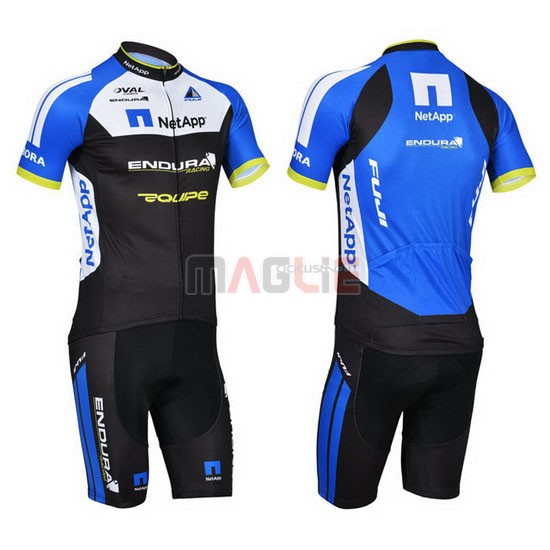 Maglia Netapp manica corta 2014 nero e blu