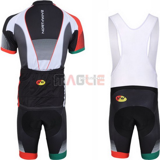 Maglia NorthWave manica corta 2013 nero e bianco