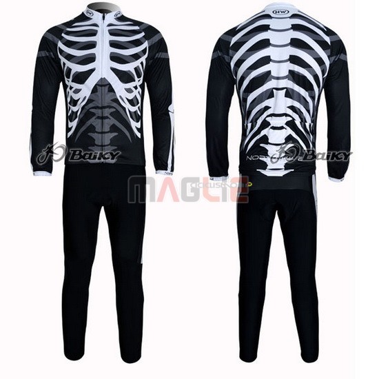 Maglia NorthWave manica lunga 2012 nero e bianco