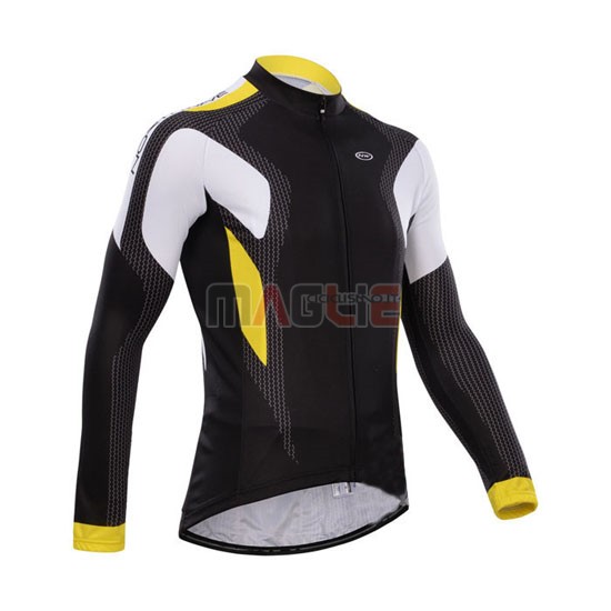 Maglia NorthWave manica lunga 2015 nero e giallo