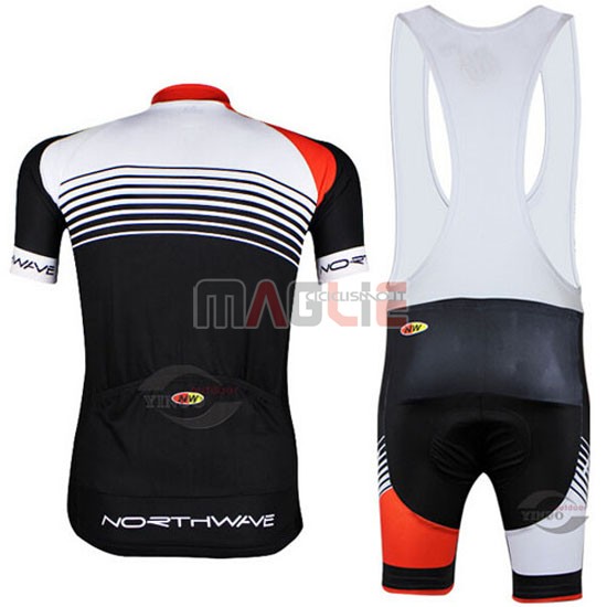 Maglia Northwave manica corta 2014 nero e bianco