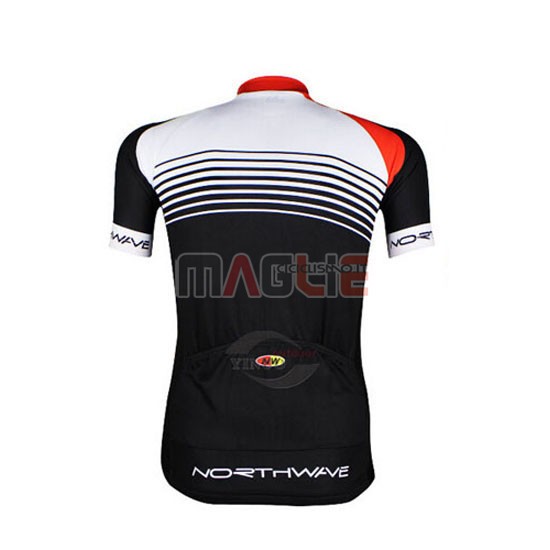 Maglia Northwave manica corta 2014 nero e bianco