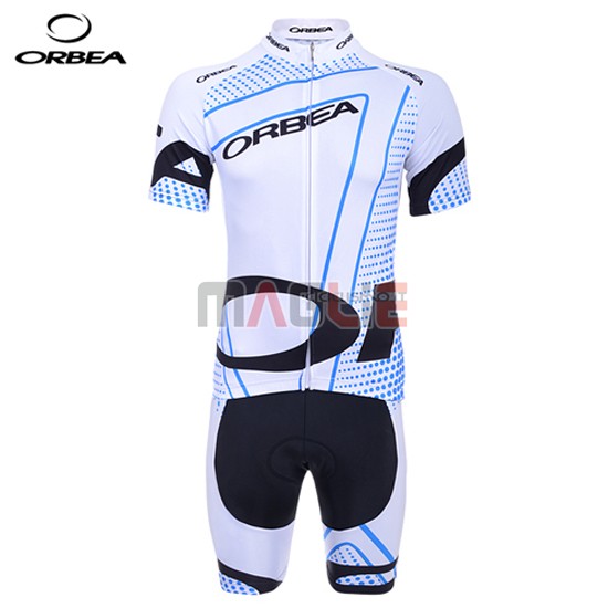 Maglia Orbea manica corta 2014 celeste e bianco