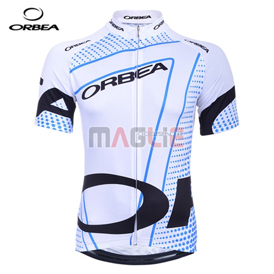 Maglia Orbea manica corta 2014 celeste e bianco