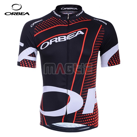 Maglia Orbea manica corta 2014 nero e rosso