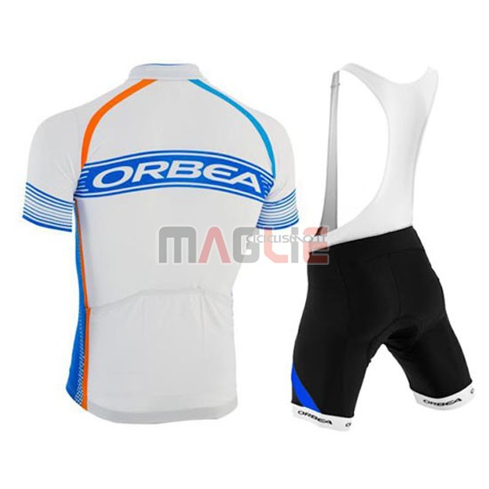 Maglia Orbea manica corta 2015 celeste e bianco