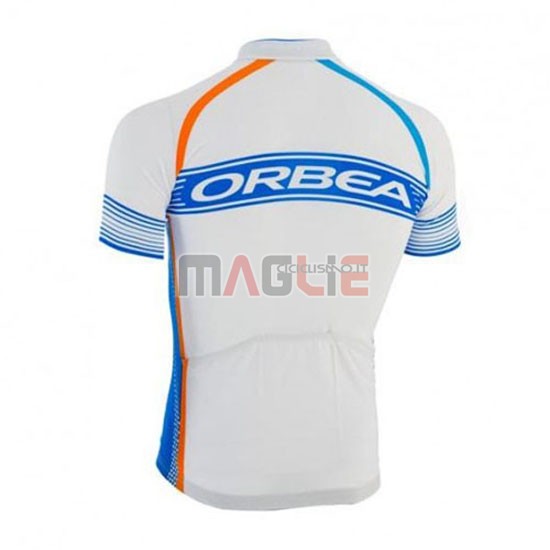 Maglia Orbea manica corta 2015 celeste e bianco